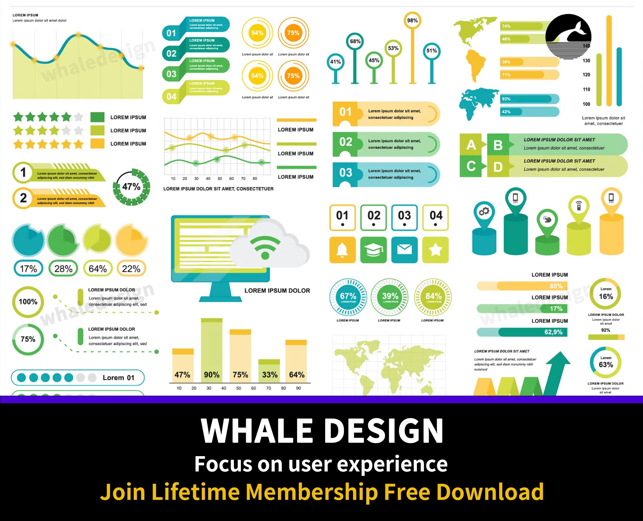 296Infographic Elements - whaledesign