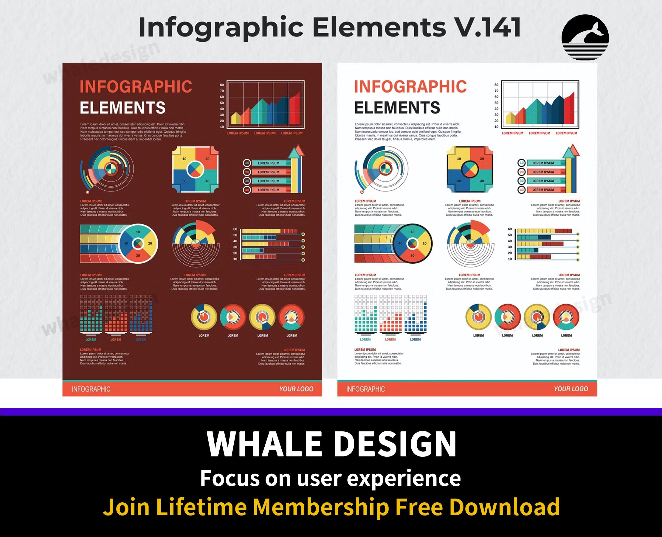 306Infographic Elements Ver. 141 - whaledesign