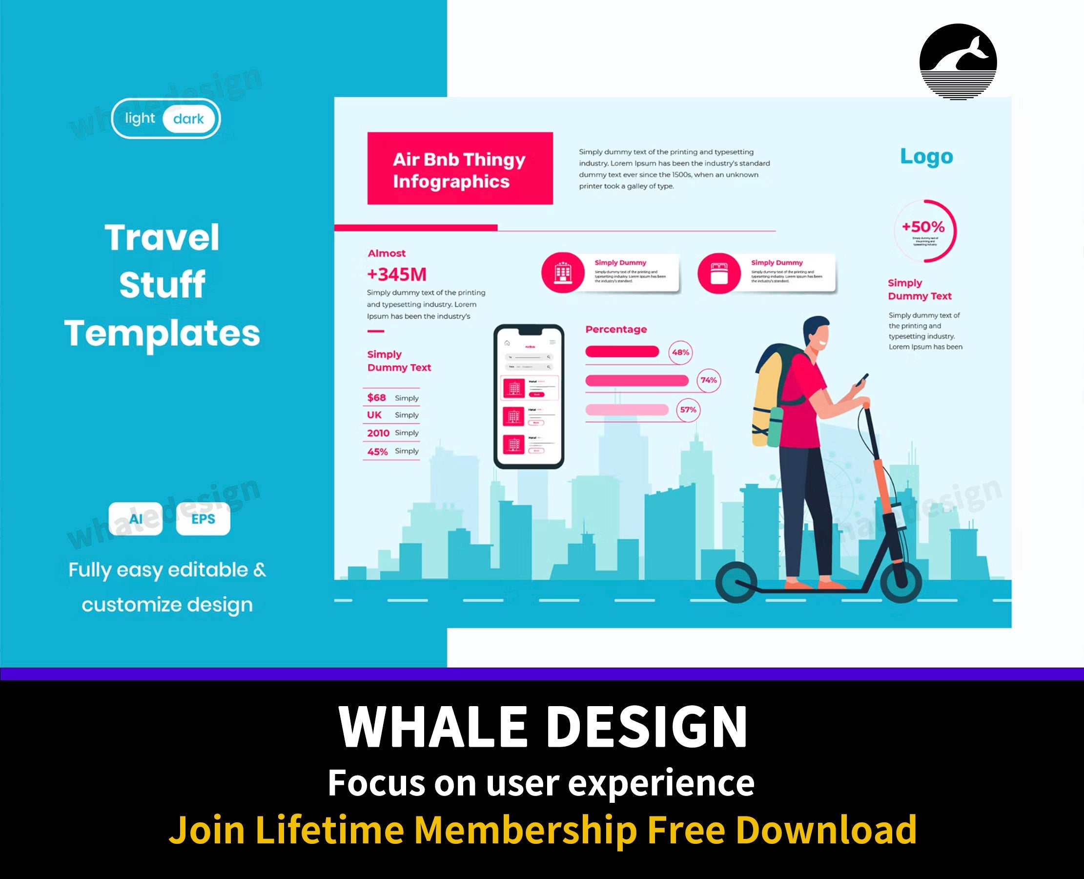 316Travel Tips Infographic Template - whaledesign