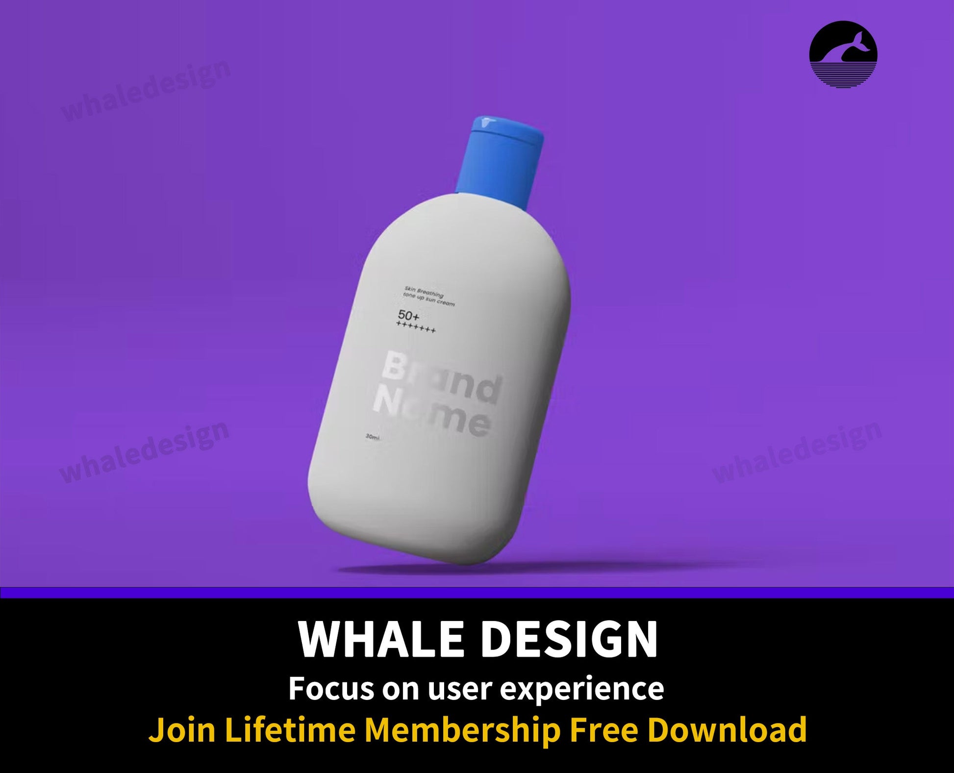 338Cosmetic Bottle Mockup - whaledesign