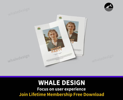 340A4 Flyer Mockup - whaledesign