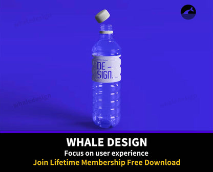 341Water Bottle Mockup - whaledesign