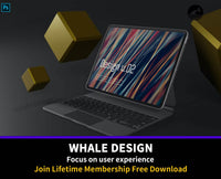 344iPad/Tablet Mockup - whaledesign