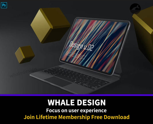 344iPad/Tablet Mockup - whaledesign
