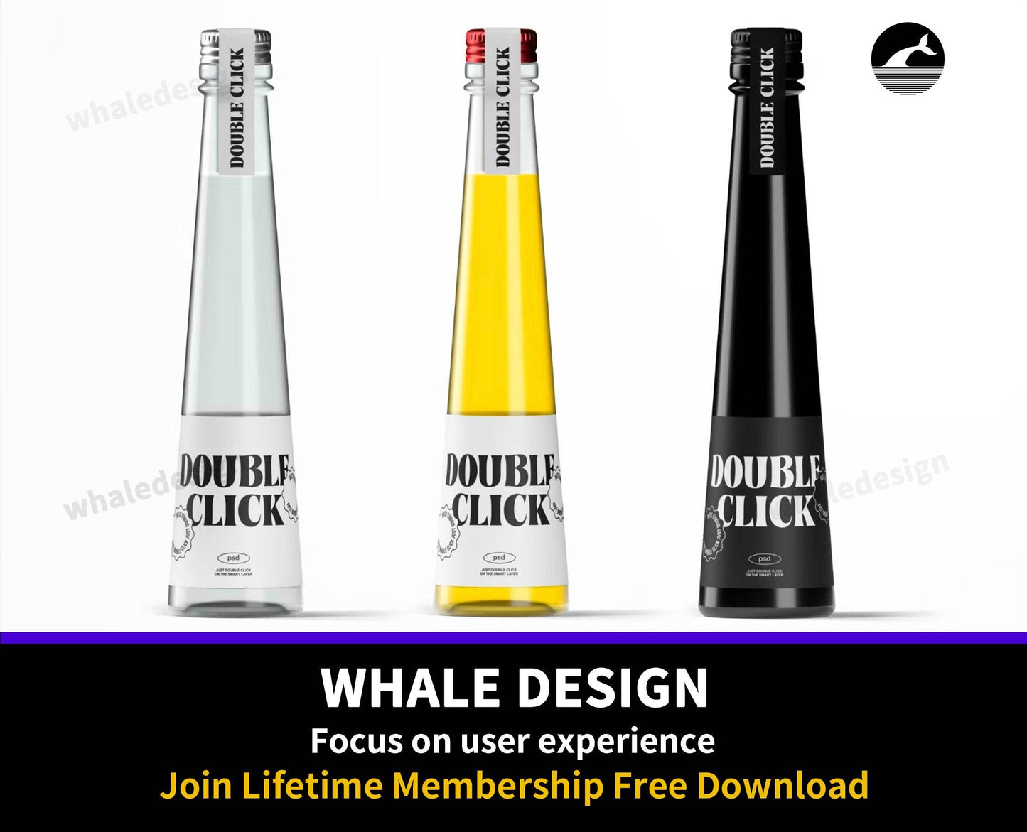 346Glass Bottle Mockup - whaledesign