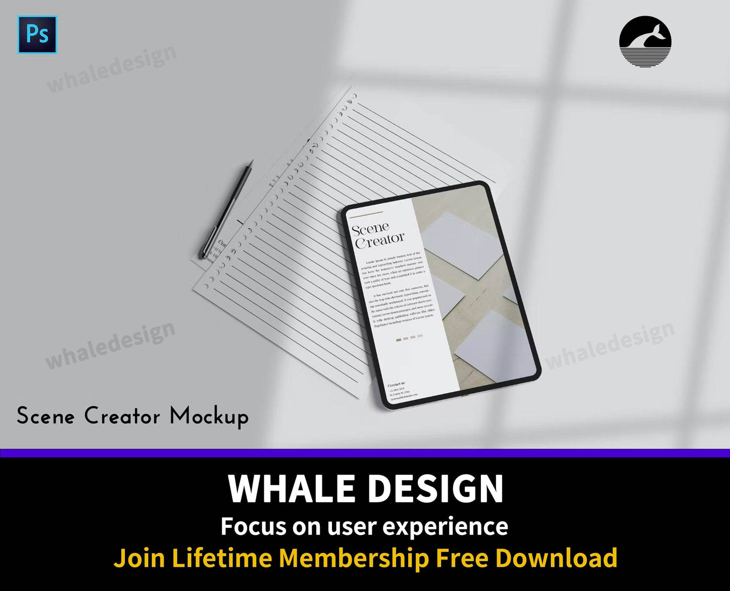 348Scene Creator Mockup - whaledesign