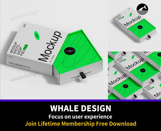 357Paper Box Mockup Set - whaledesign