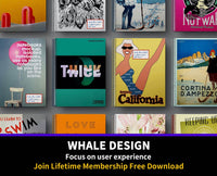 366Notebook Mockup Spiral School Set - whaledesign