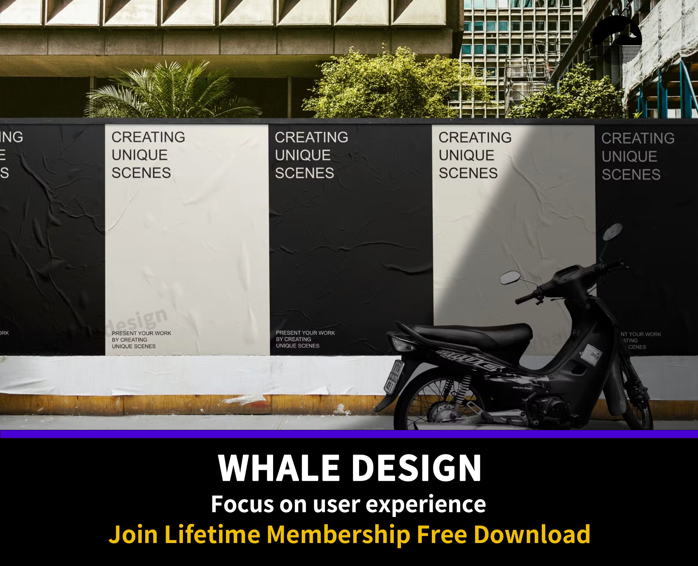 399Wall Poster Mockup - whaledesign