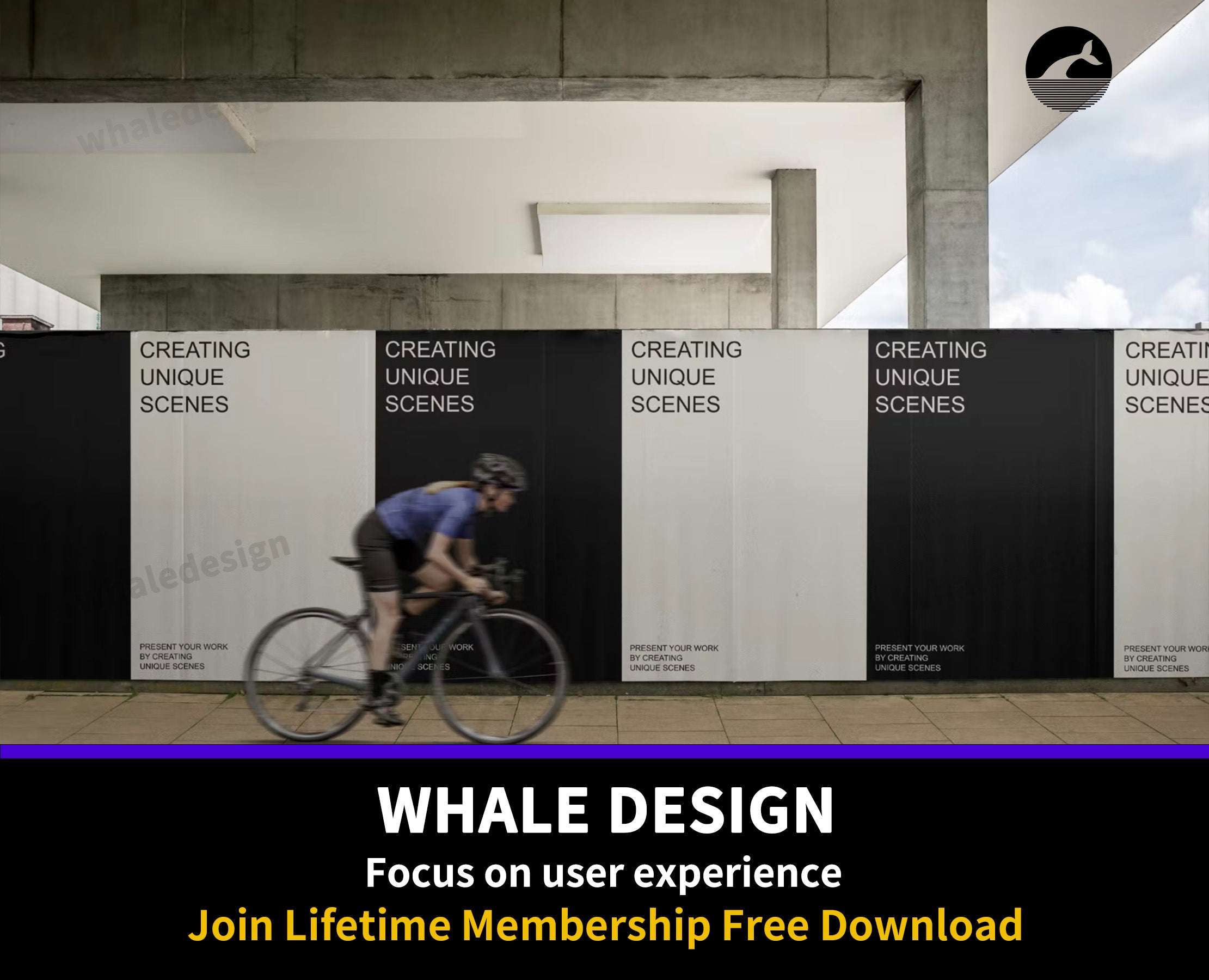 400Wall Poster Mockup - whaledesign