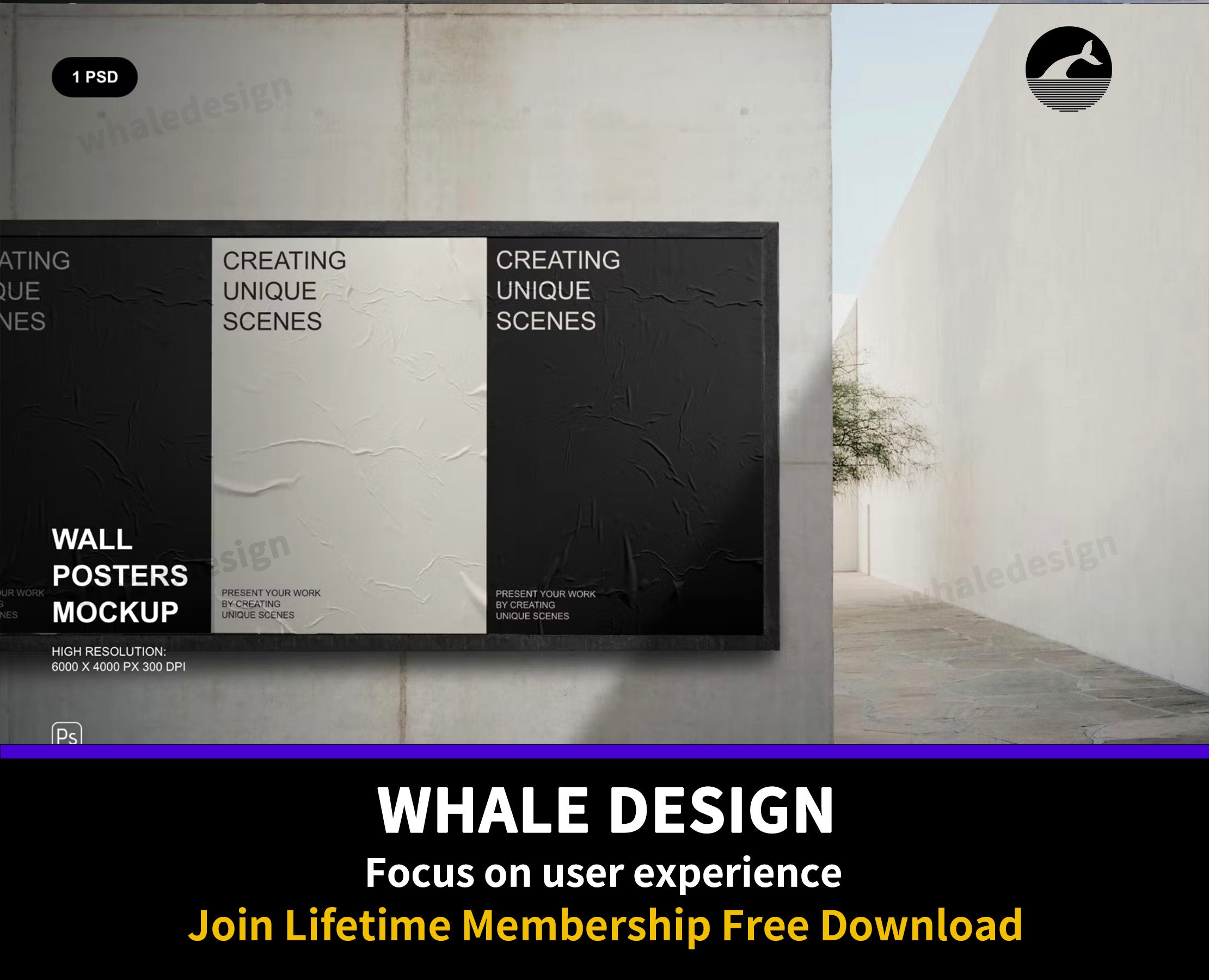 404Wall Posters Mockup - whaledesign