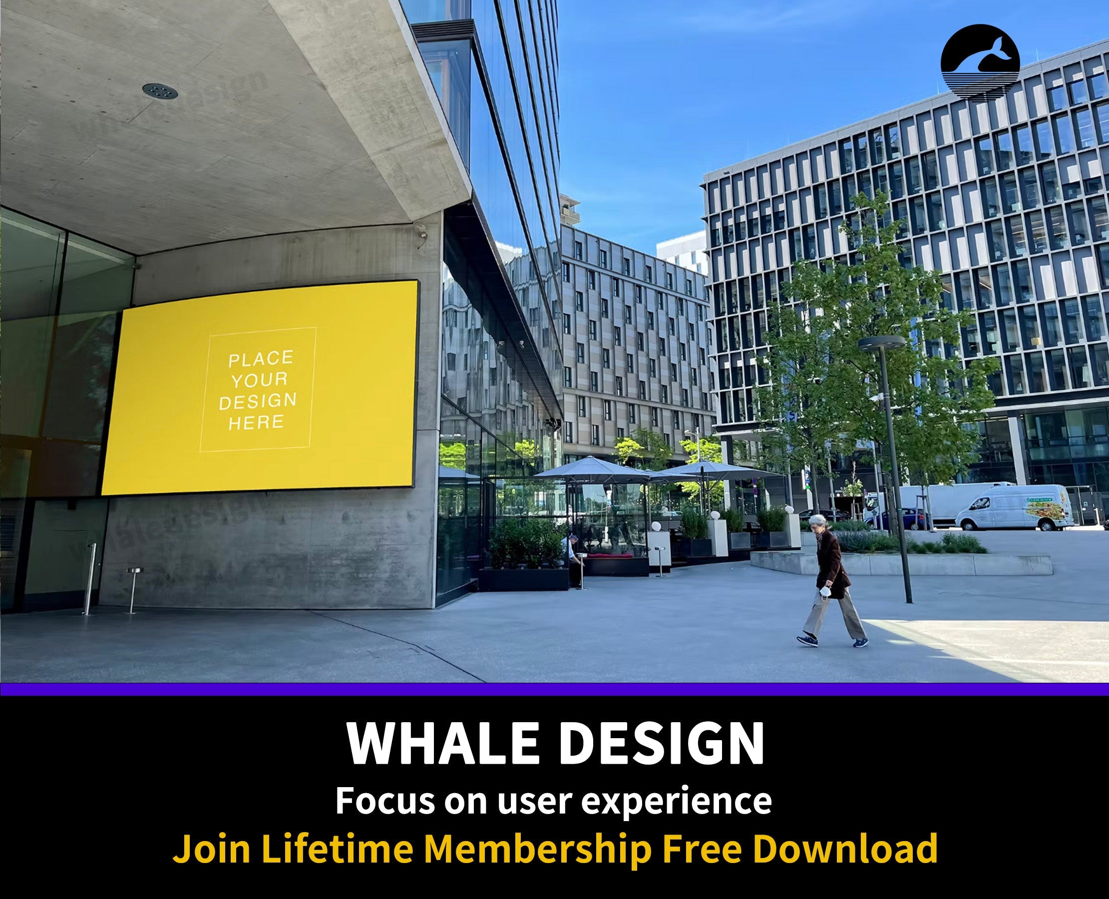 411Business Center Billboard Screen Mock-up - whaledesign