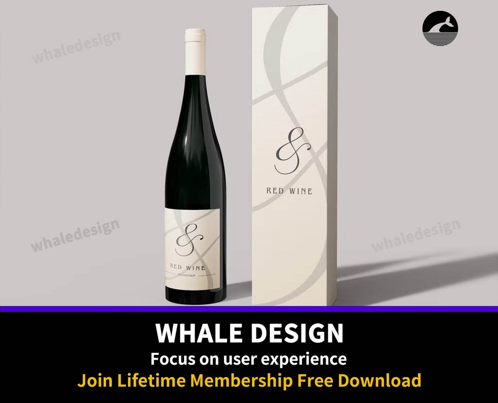 413Red Wine Mockup - whaledesign