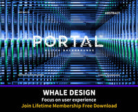 431Abstract Portal Glitch Backgrounds - whaledesign