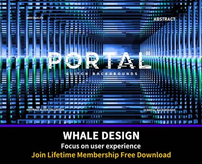 431Abstract Portal Glitch Backgrounds - whaledesign