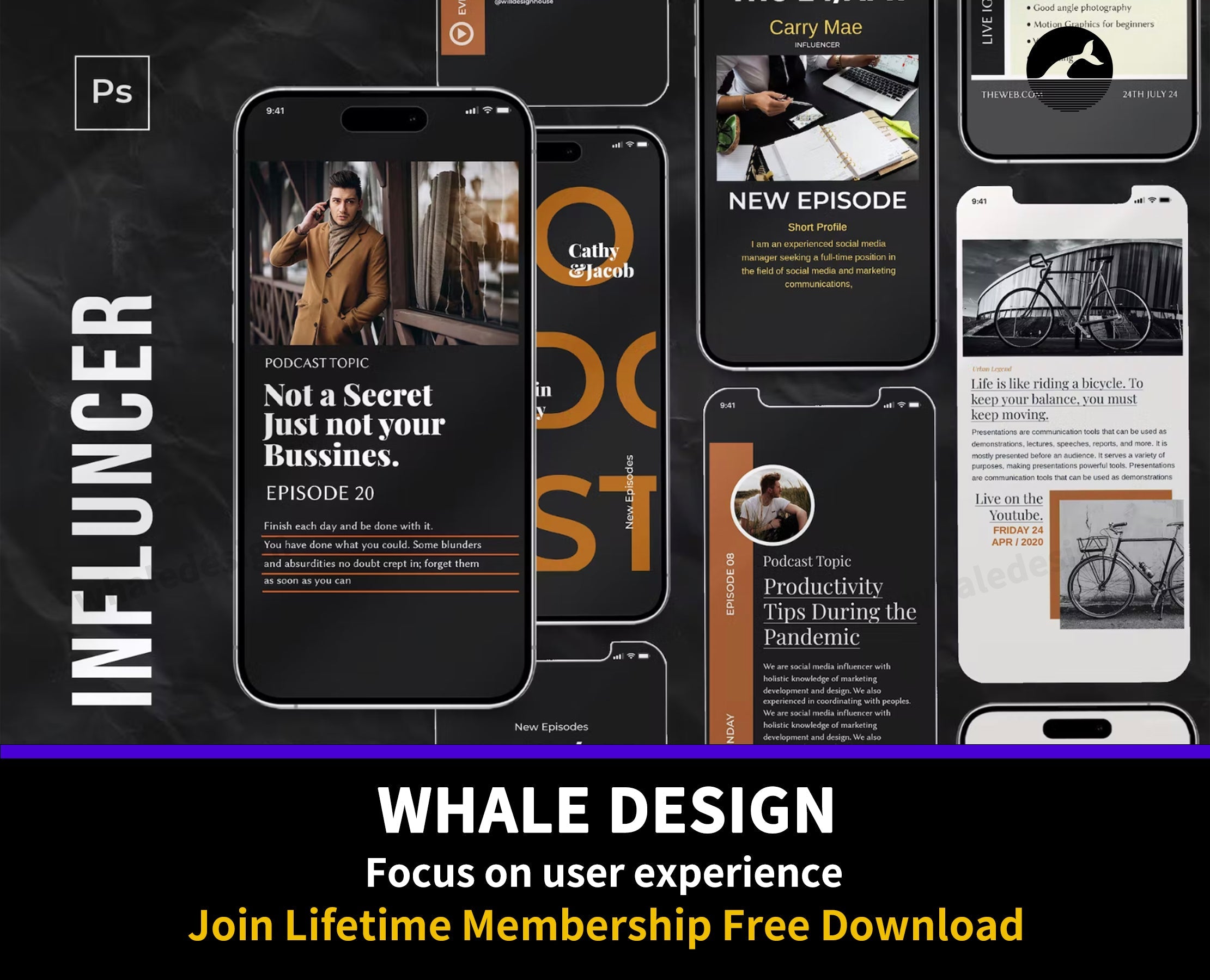 449Influencer Instagram Stories - whaledesign