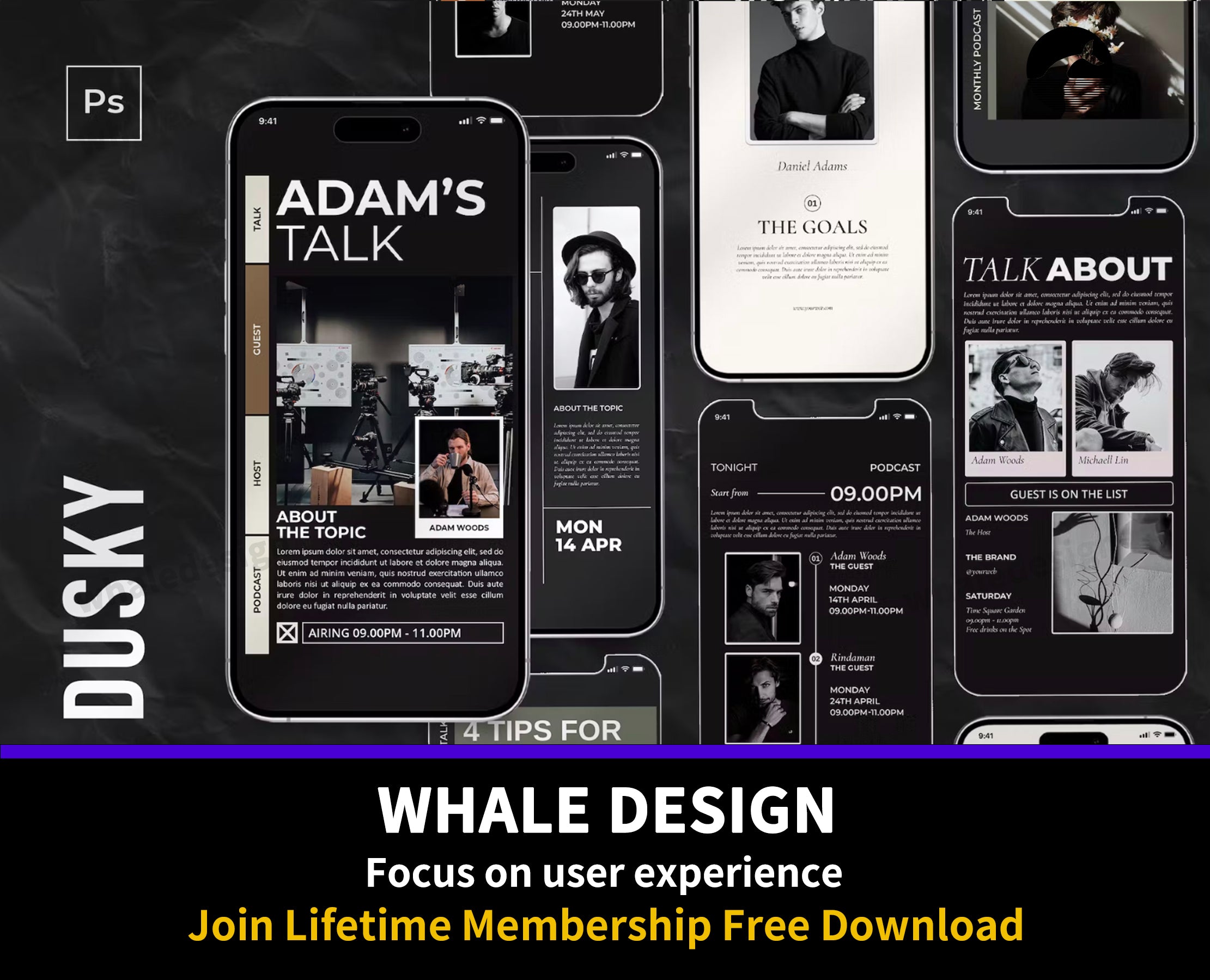 450Dusky Instagram Stories - whaledesign