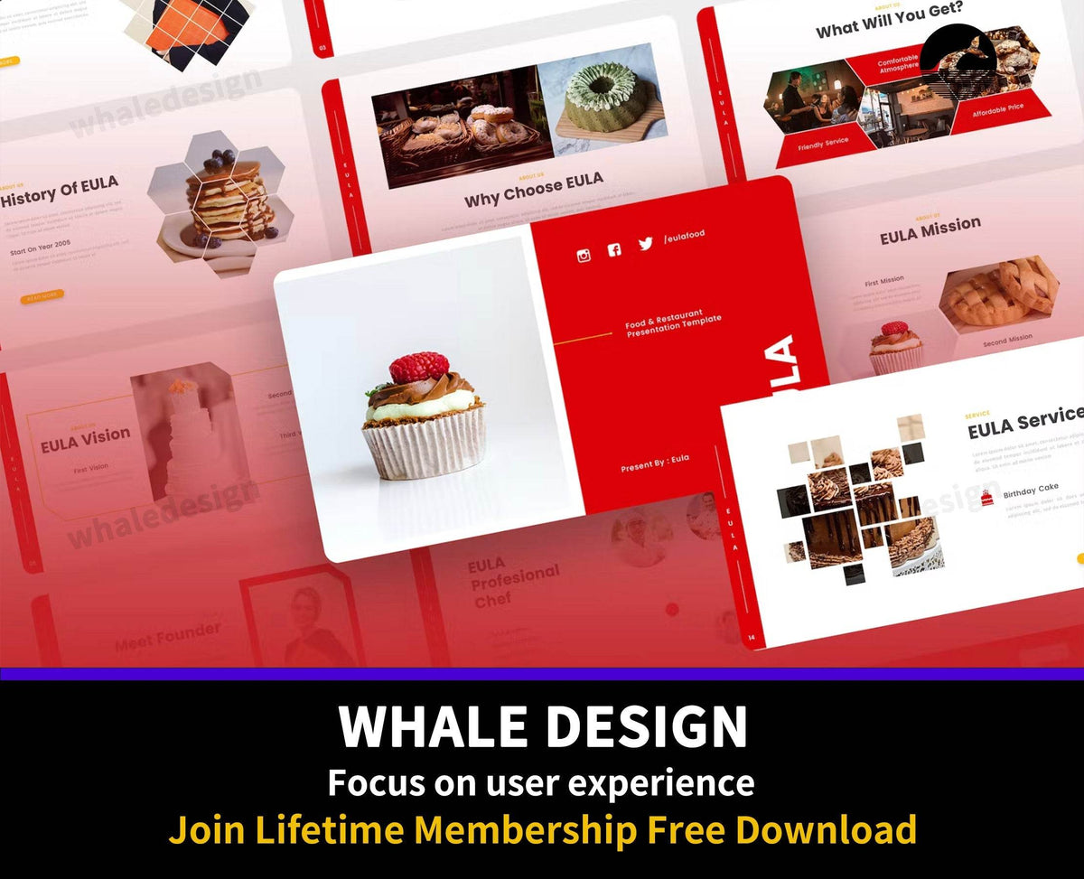 457Eula – Food and Restaurant PowerPoint Template - whaledesign