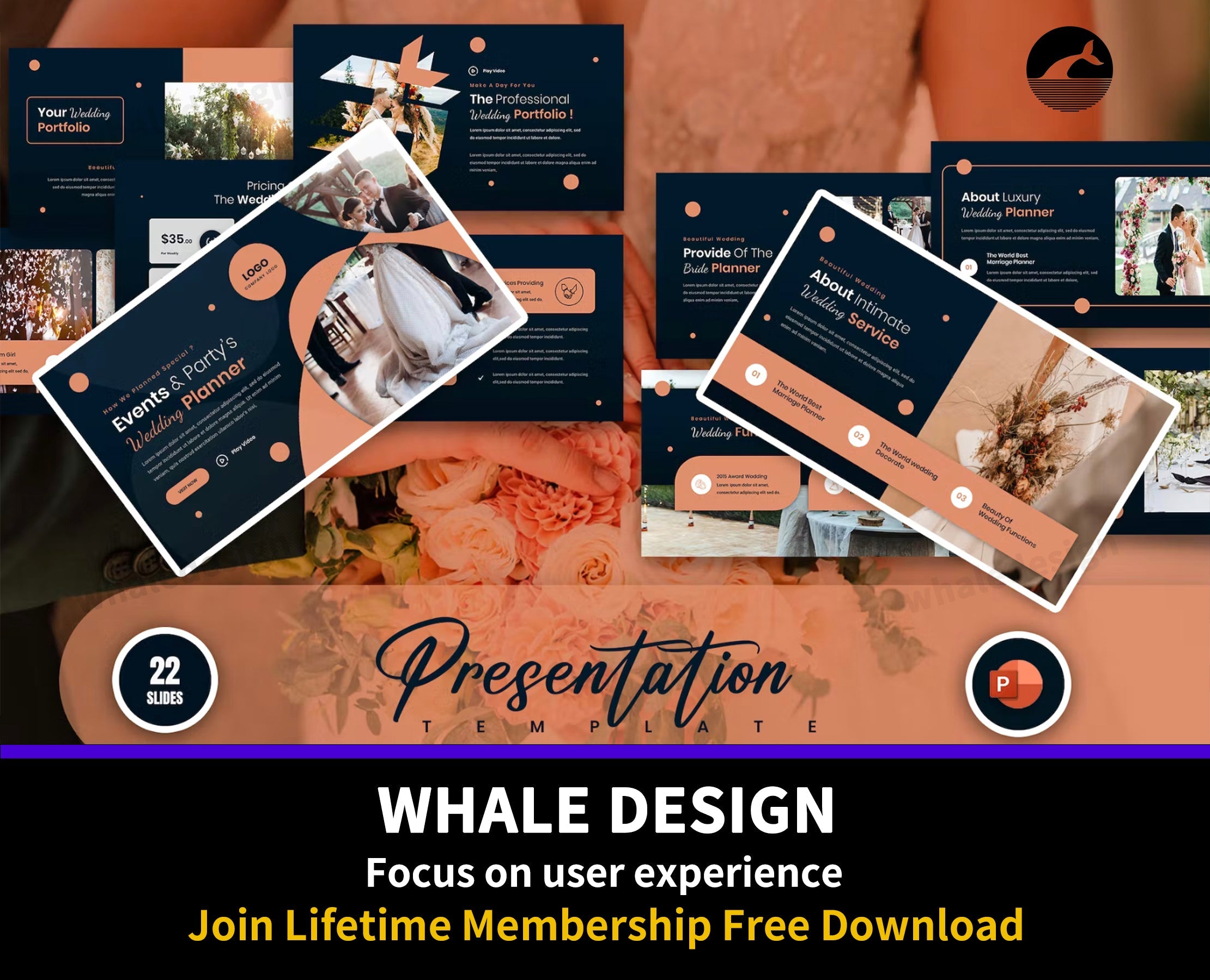 459keep Wedding Planner PowerPoint Presentation - whaledesign