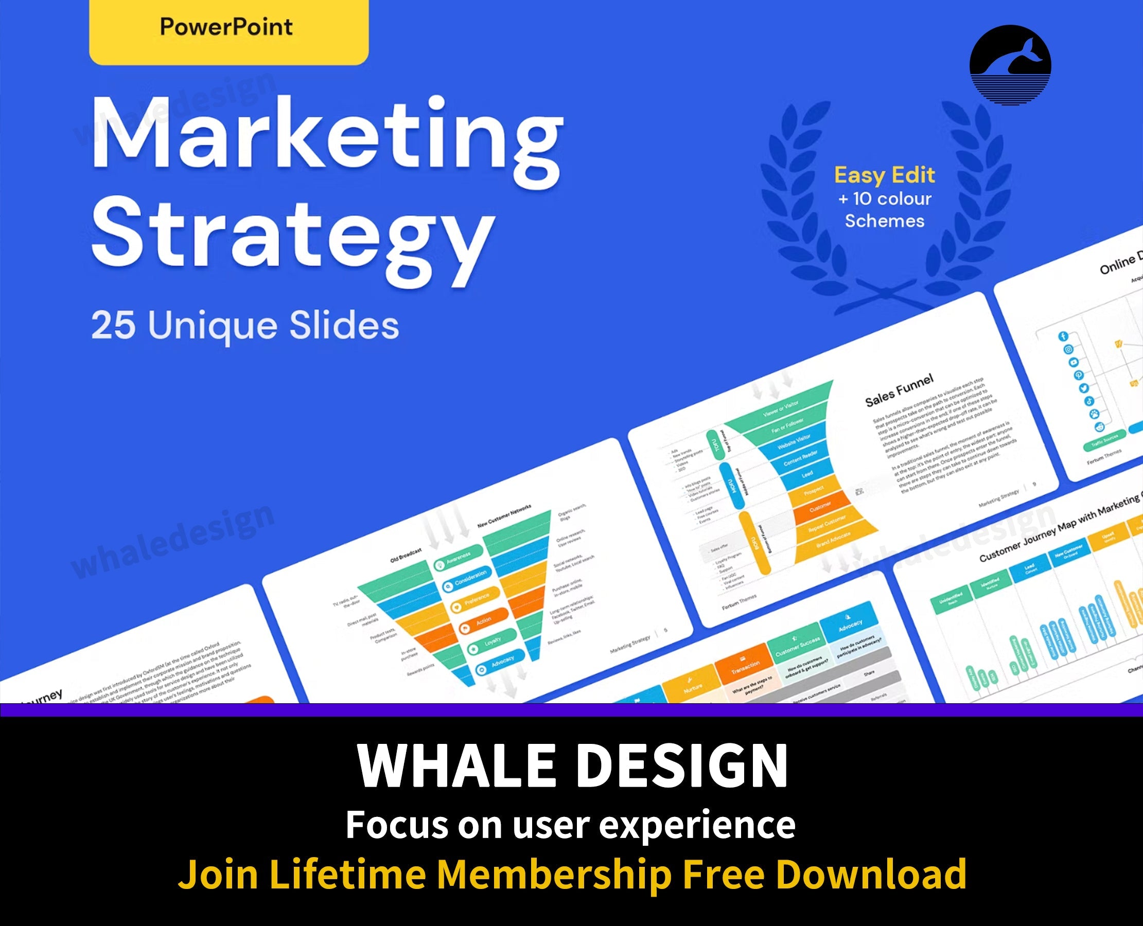 467Marketing Strategy for PowerPoint - whaledesign