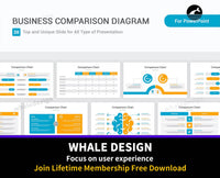 473Business Comparison diagram PowerPoint Template - whaledesign
