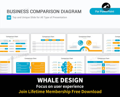 473Business Comparison diagram PowerPoint Template - whaledesign