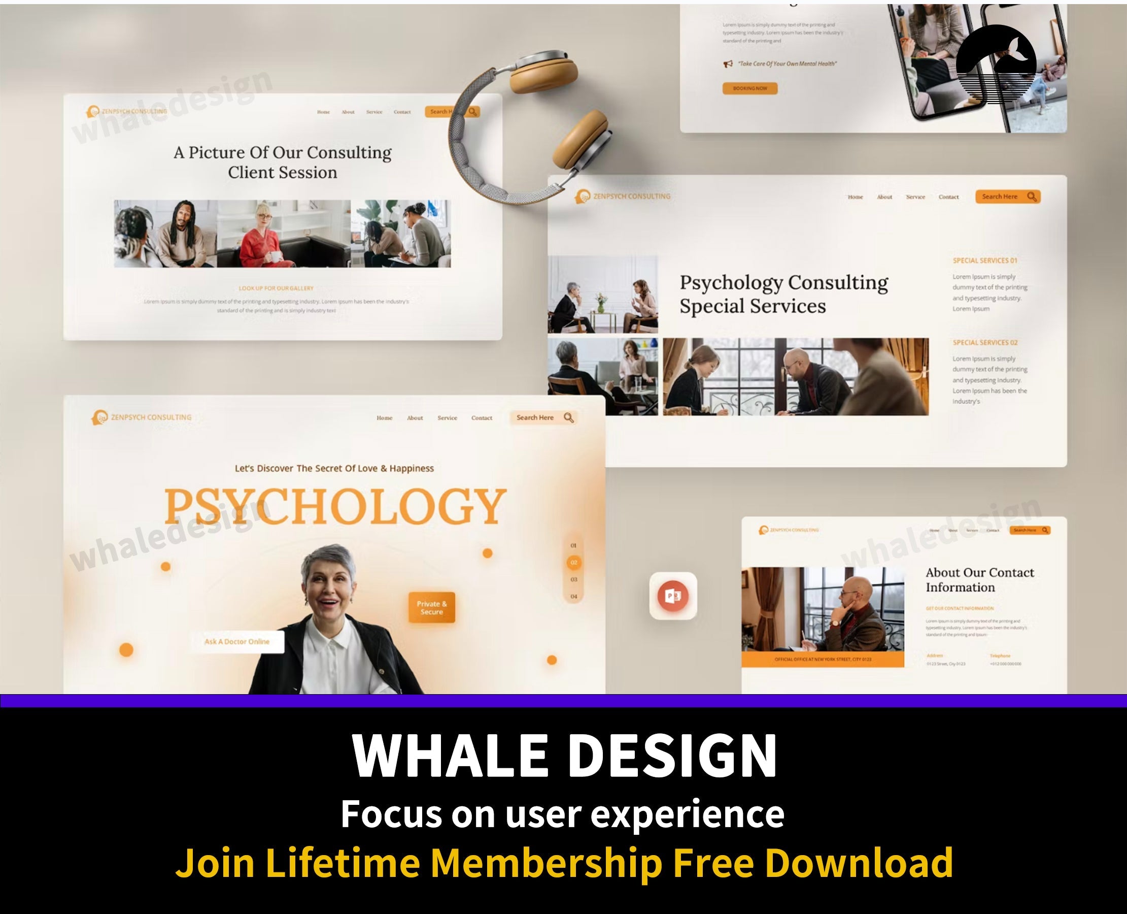 480Psychology Consulting Powerpoint - whaledesign