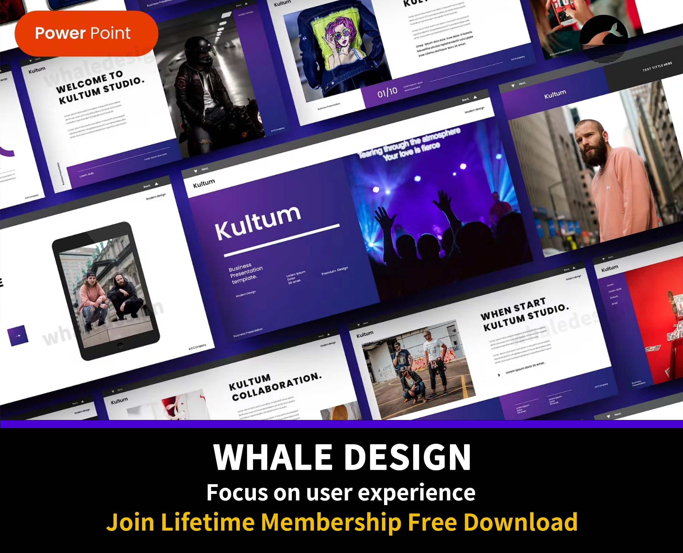 483 Business PowerPoint Template - whaledesign