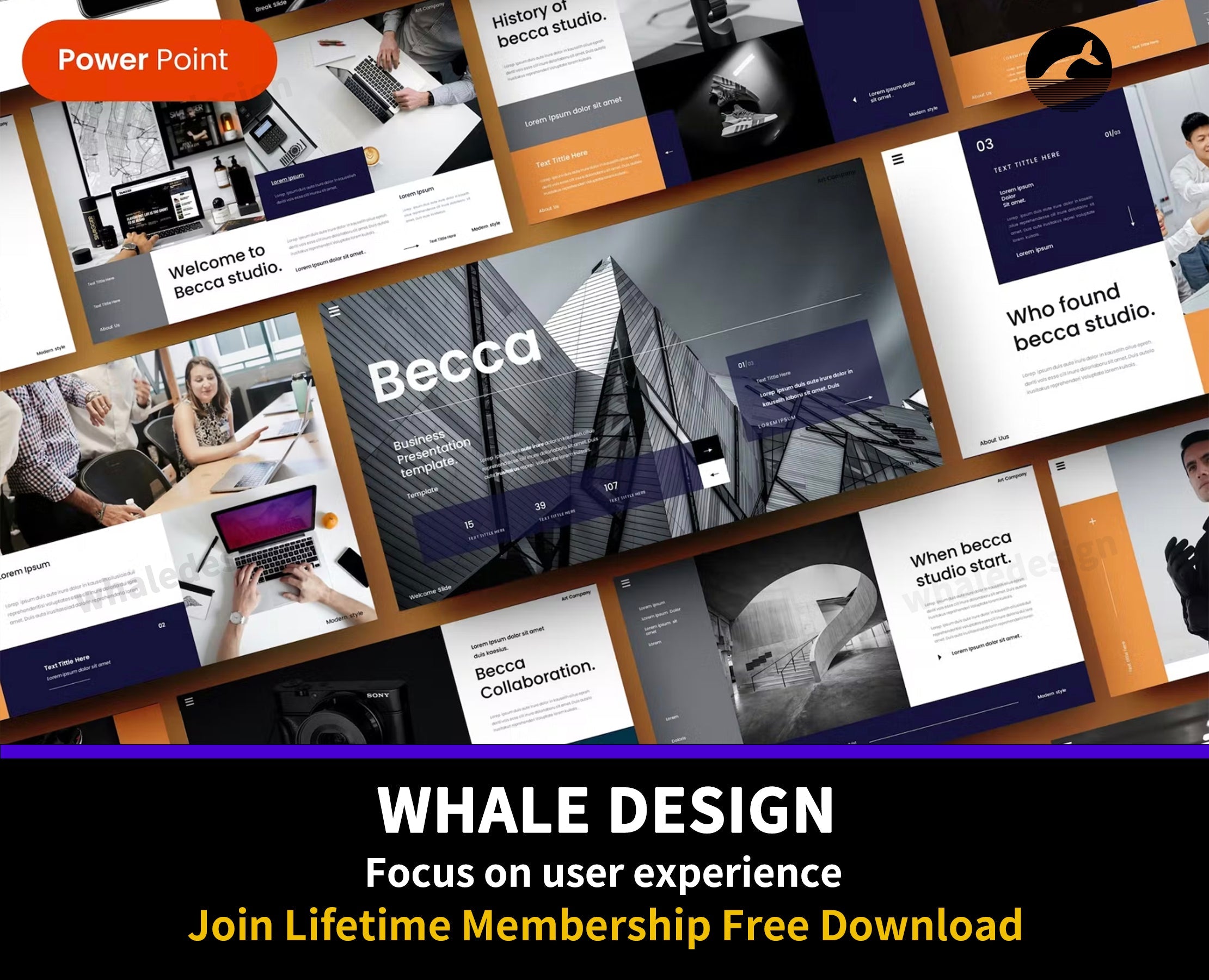 491Business PowerPoint Template - whaledesign