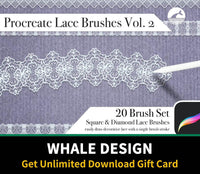 501 Procreate Lace Brush video - whaledesign