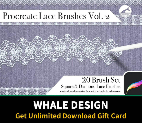 501 Procreate Lace Brush video - whaledesign