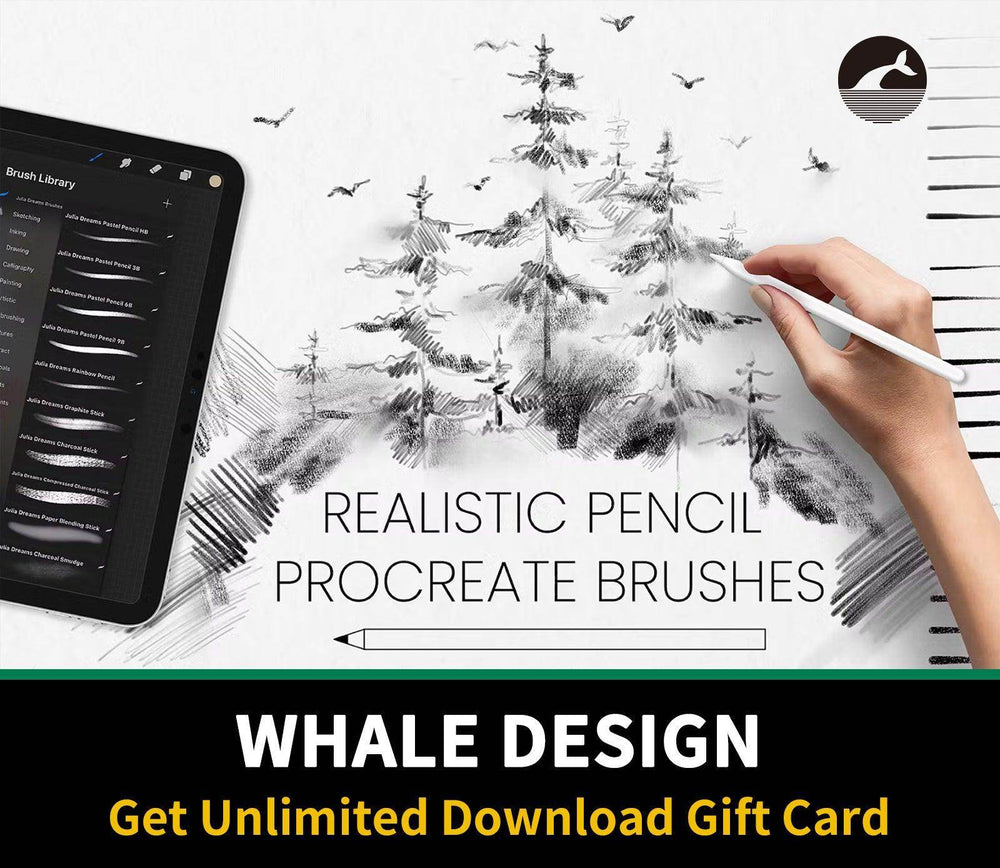 507 Geometric Patterns for Procreate - whaledesign