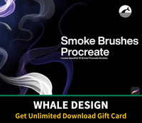 517 10 Smoke Brushes Procreate - whaledesign
