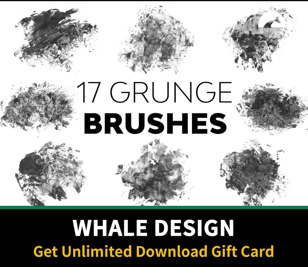 524 Grunge Brushes - whaledesign