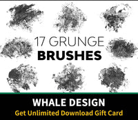 524 Grunge Brushes - whaledesign