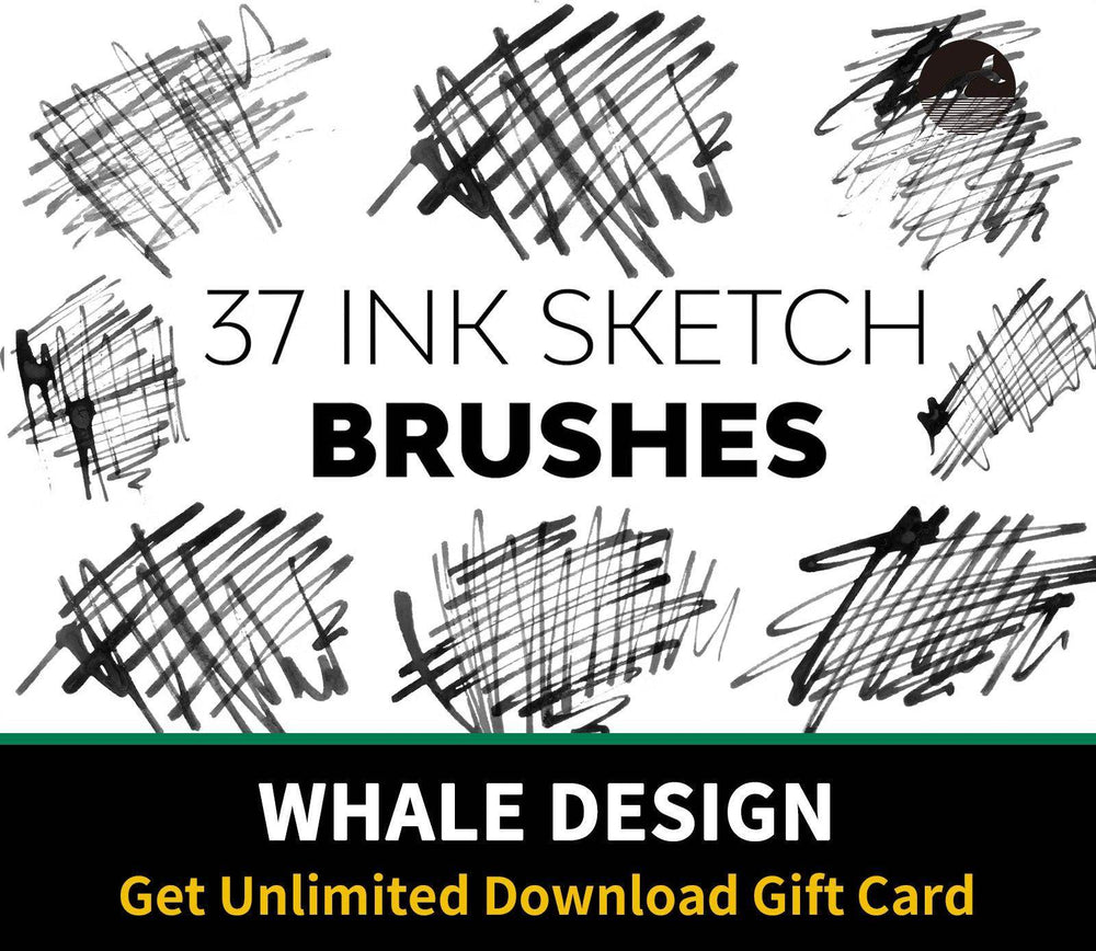 535 Ink Sketch Brushes - whaledesign