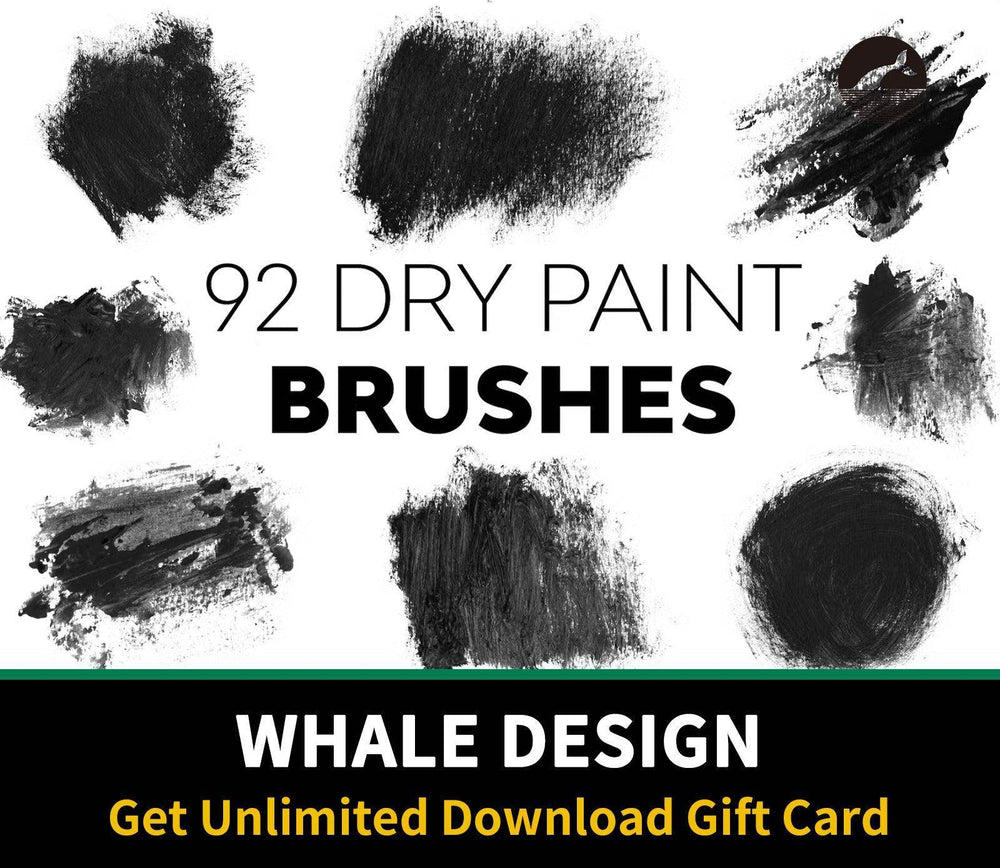 538 Dry Paint Brushes - whaledesign