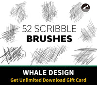 548 Scribble Brushes - whaledesign
