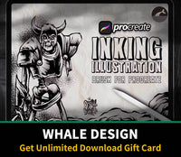 551 design Inking Illustration Brush Procreate - whaledesign