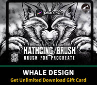 552 design Hatching Brush Procreate3 - whaledesign