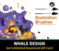 559 10 Illustration Brushes Procreate - whaledesign