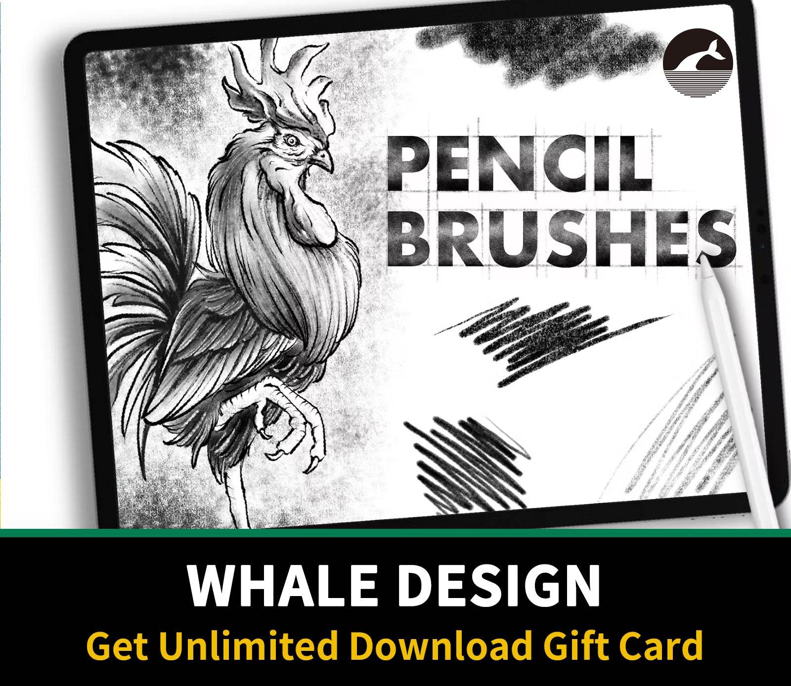 588 Pencil Brush Procretae #1 - whaledesign