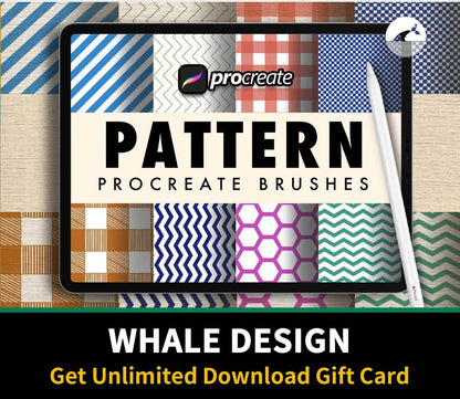 591 DANS PATTERN PROCREATE #1 - whaledesign