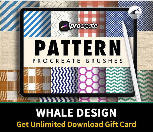 591 DANS PATTERN PROCREATE #1 - whaledesign