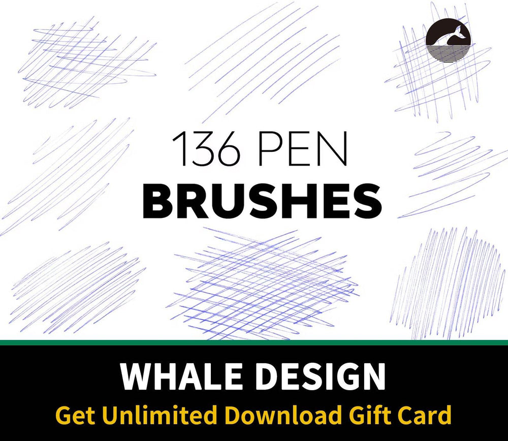 609 Pen Brushes - whaledesign