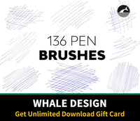 609 Pen Brushes - whaledesign