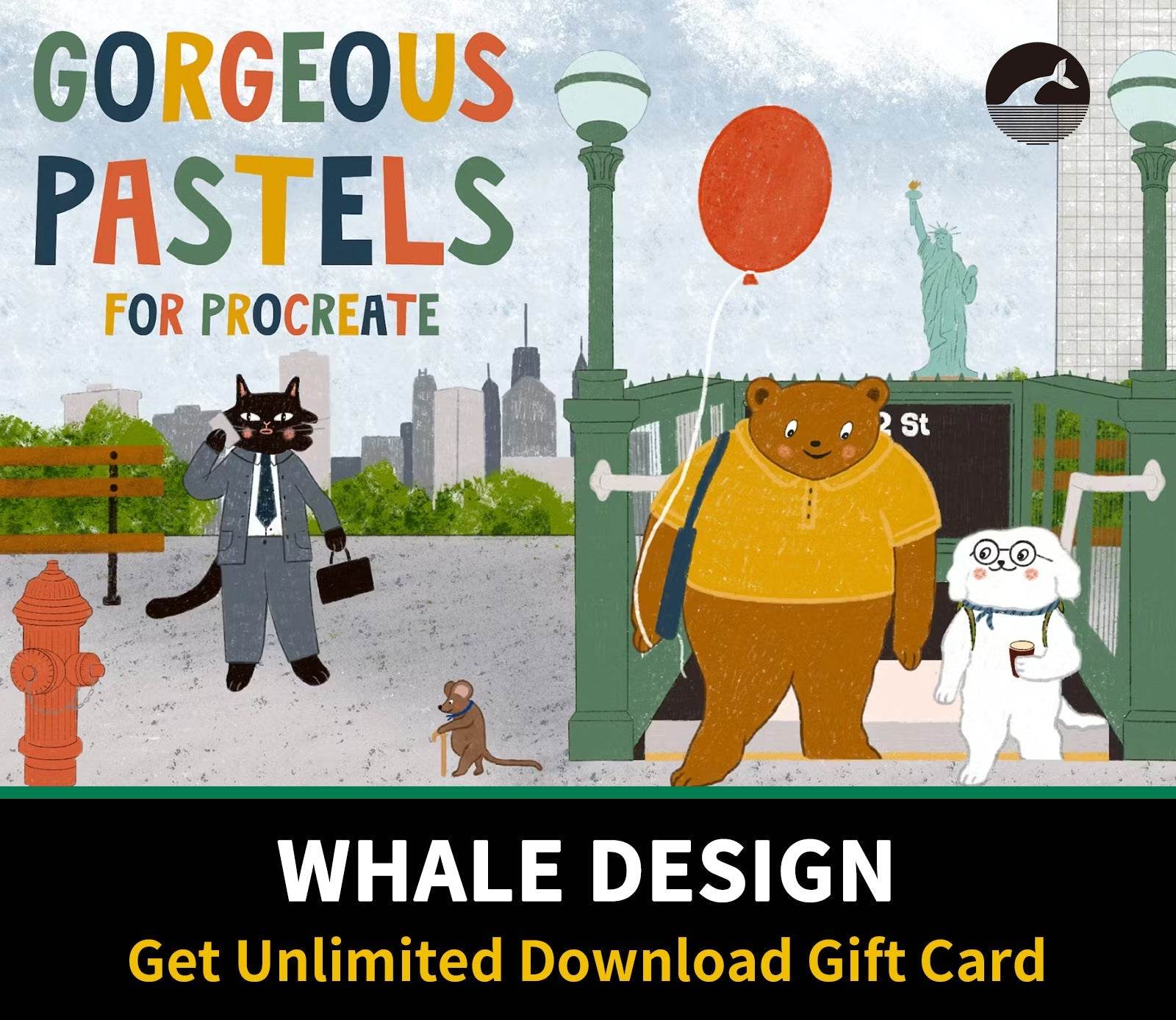 614 Gorgeous Pastels for Procreate - whaledesign
