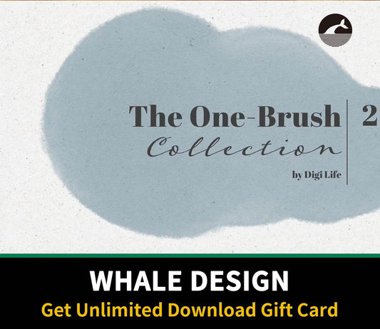 618 Watercolor Procreate Brush - whaledesign