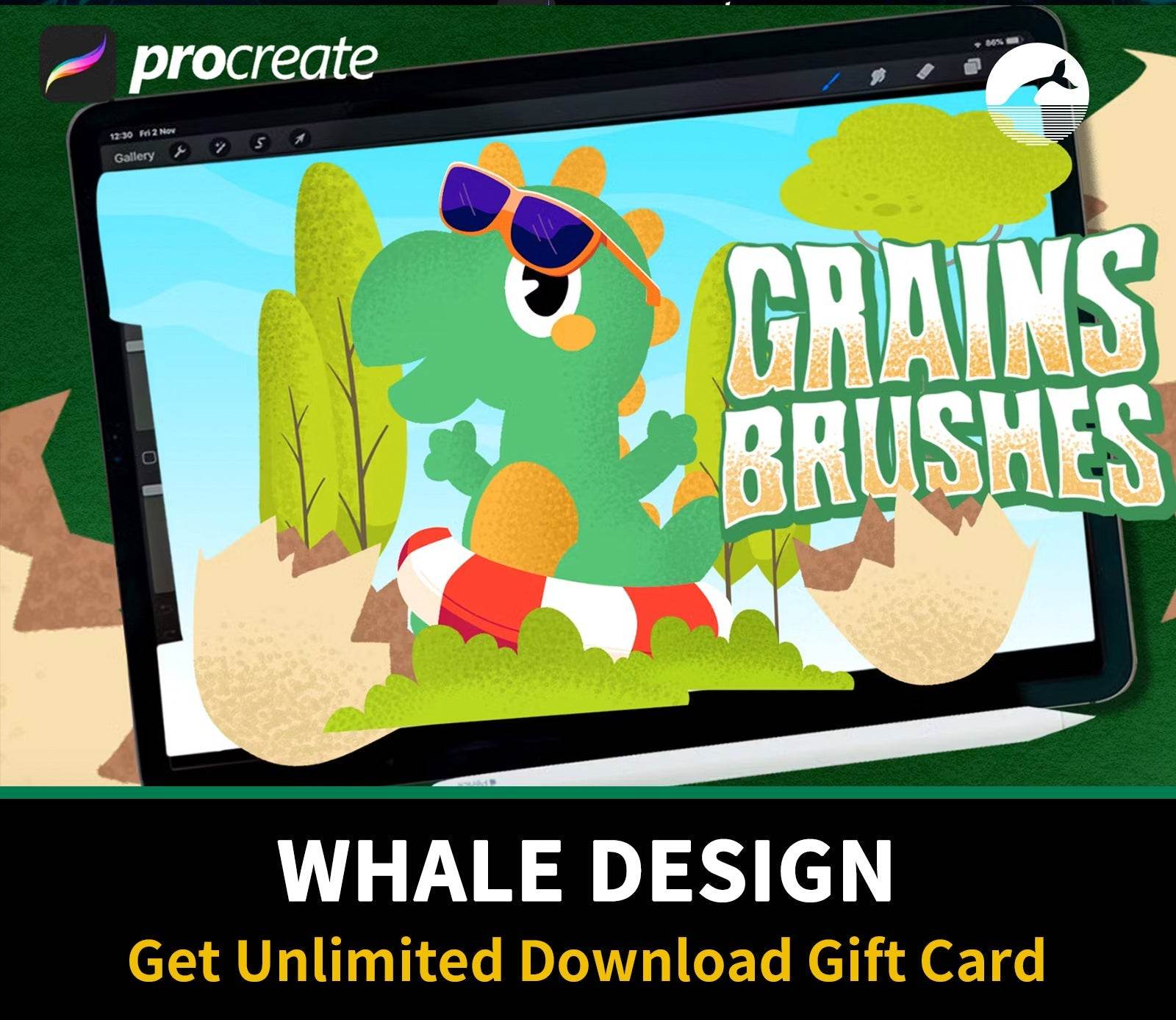626 Grain Brushes 2 - whaledesign