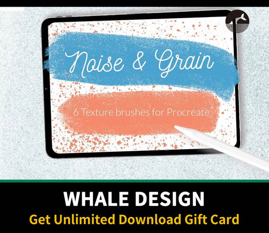 648 Grain noise texture for Procreate - whaledesign